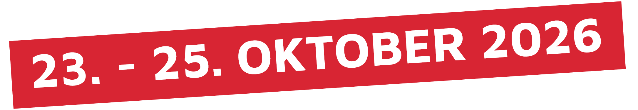 23.-25. Oktober 2026